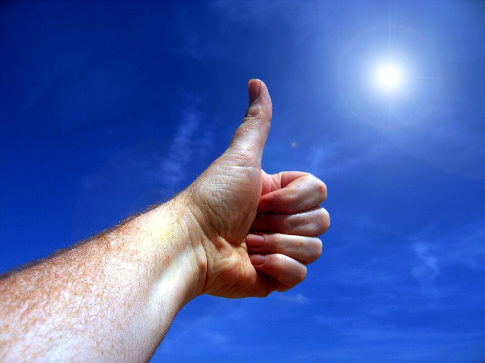 High thumbs up great