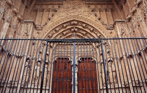 Gate fence historic photo