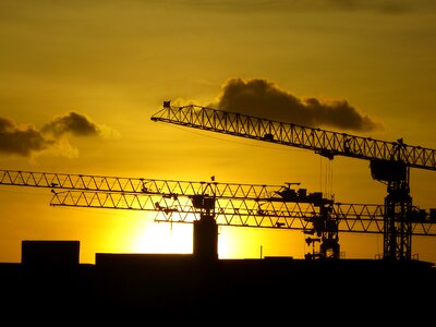 Architecture building heavy equipment photo