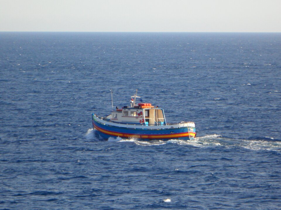 Colorful ship endless