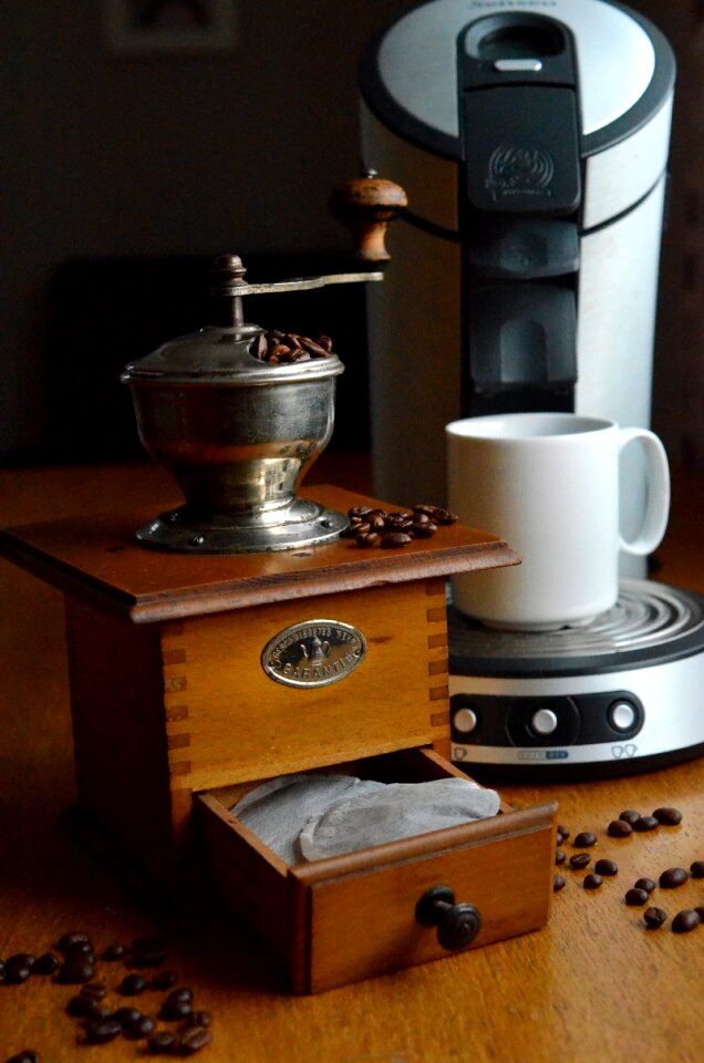 Tea bean coffee beans