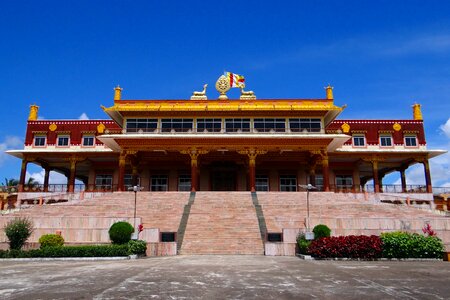 Architecture tibetan settlement photo