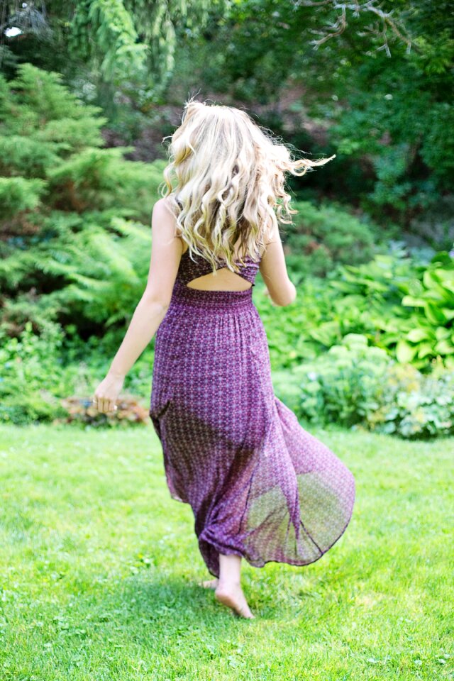 Long hair blonde female
