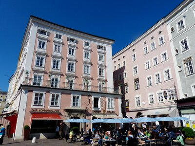 Historic center salzburg austria photo