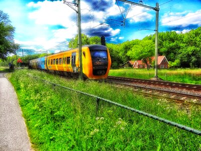 Railroad railway tracks