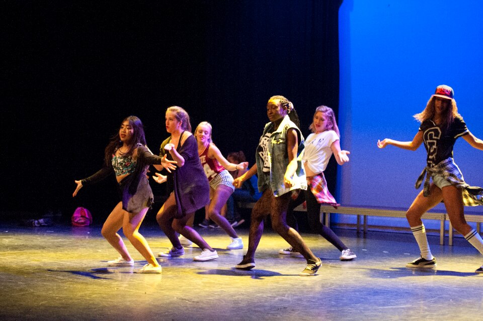 Stage breakdancing attractive