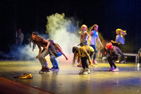 Stage breakdancing attractive