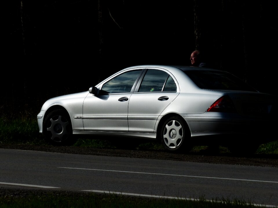 Vehicle silver shine