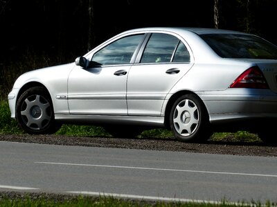 Vehicle silver shine