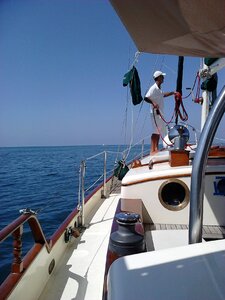 Summer calm sea blue