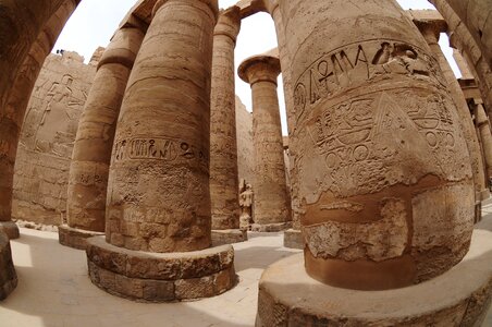Pillars hieroglyphics ancient