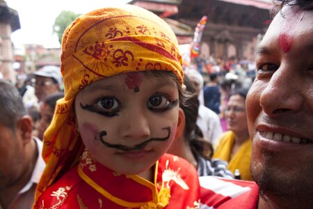 Nepal make up child