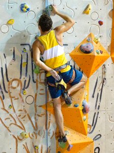 Man muscular arm strength