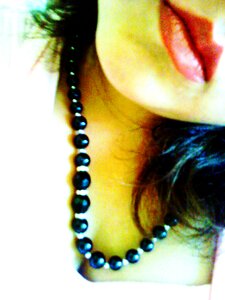 Lips necklace women