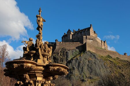 Edinburgh castle fontana