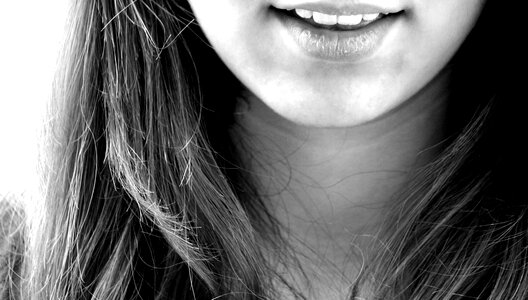 Teeth mouth chin photo