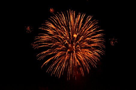 Flame firecracker festival