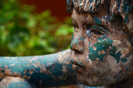 Figure bronze statue