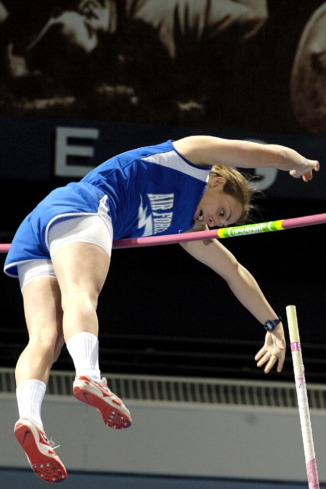 Success athlete competition jump
