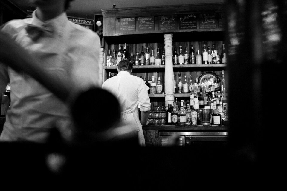 Alcohol glass restaurant