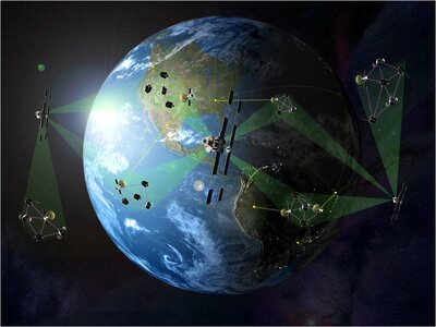 Tracking satellite symbol