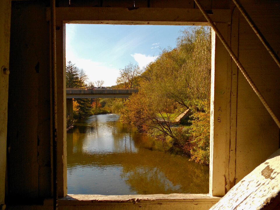 Scenic stream water