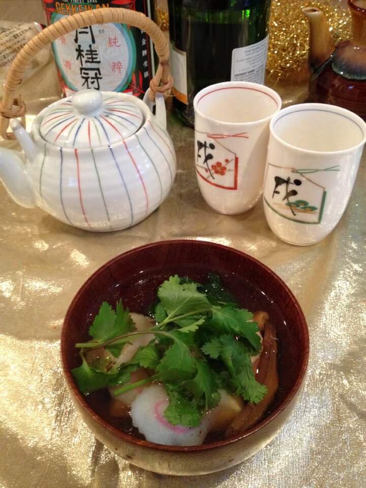 Cooking japanese mochi