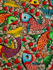 Ceramic color animals