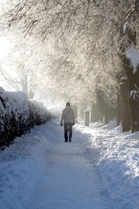 Person human wintry photo