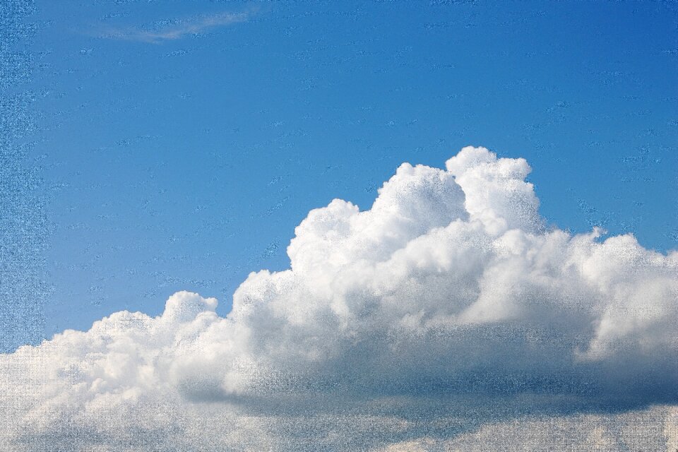 White nature cloud