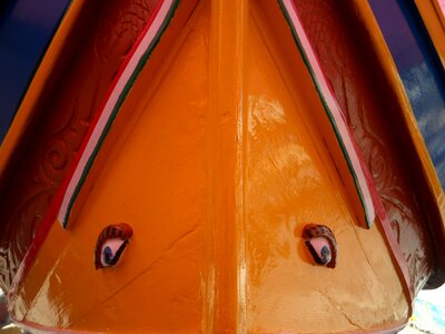 Colorful malta marsaxlokk photo