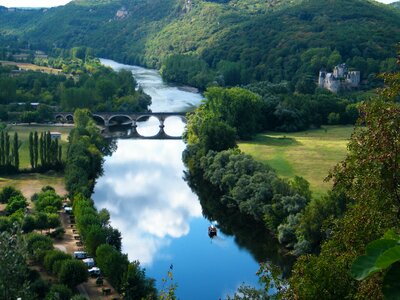 River boat bridge