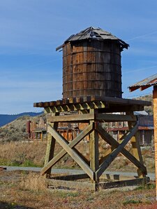 Buildings wooden western style photo