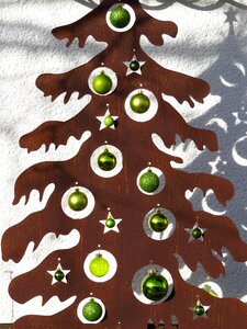 Christmas weihnachtsbaumschmuck rusty