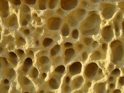 Erosion eroded holes