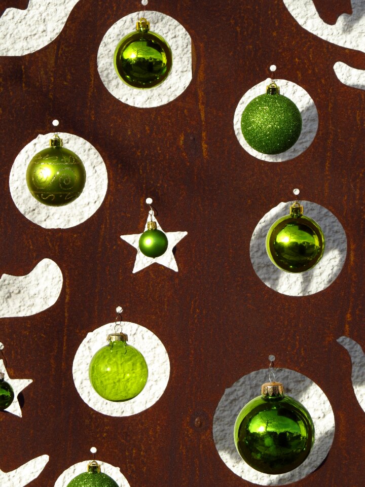 Christmas weihnachtsbaumschmuck rusty