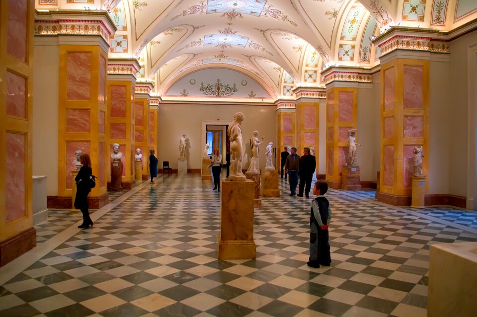 St petersburg russia hermitage interior