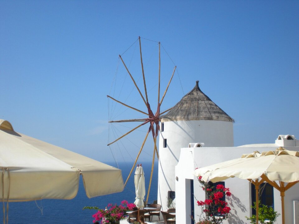 Greece marine windmill