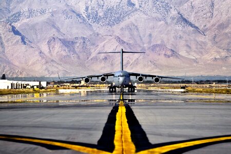 Runway mountains c-17