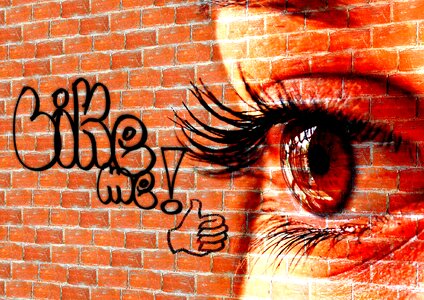Eyes facebook like