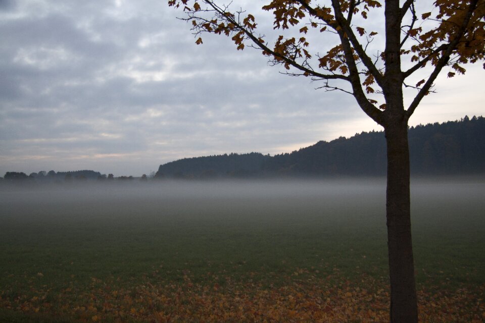 Dark abendstimmung clouds