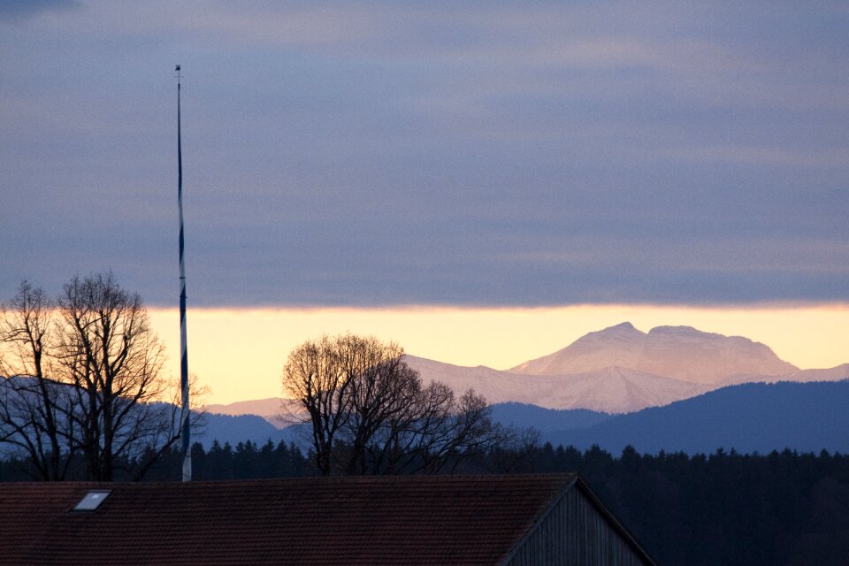 Distant view cloud mood mountains