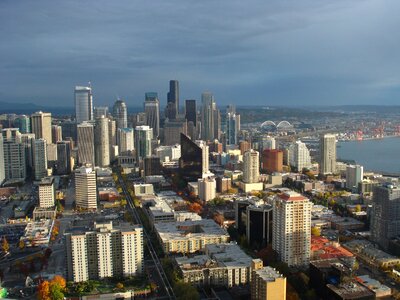 West coast city view