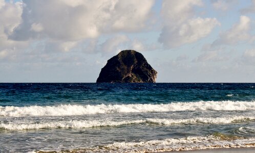 Diamond rock of diamond beach