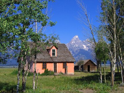 Grand teton national park wyoming sky photo