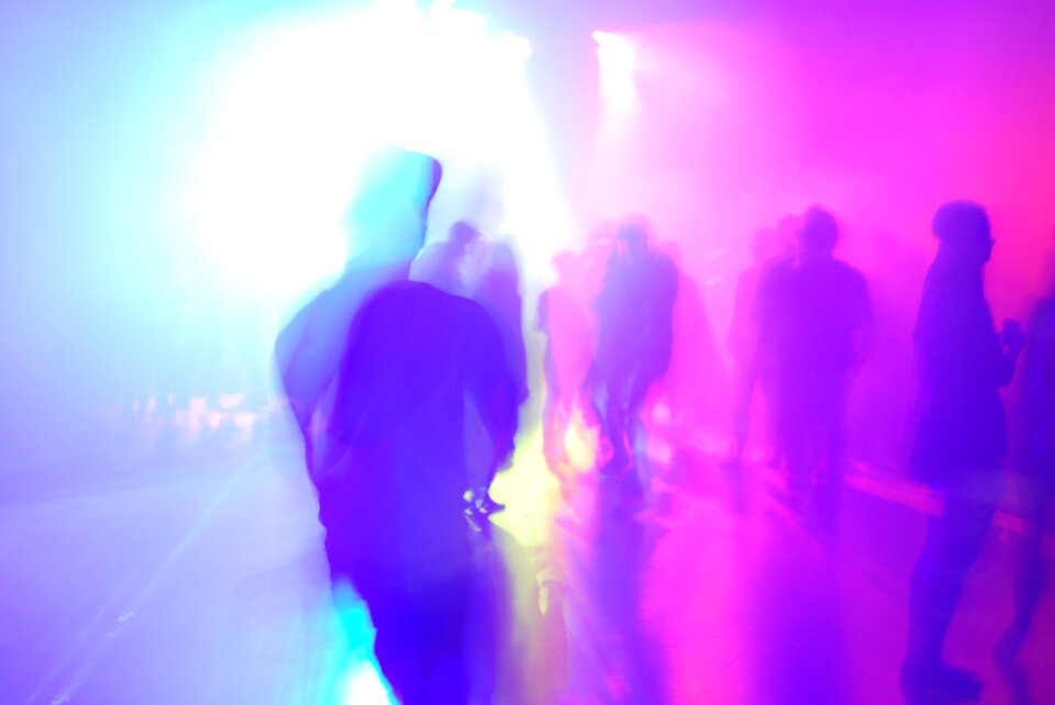 Young people dance party