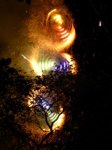 Night beautiful fireworks