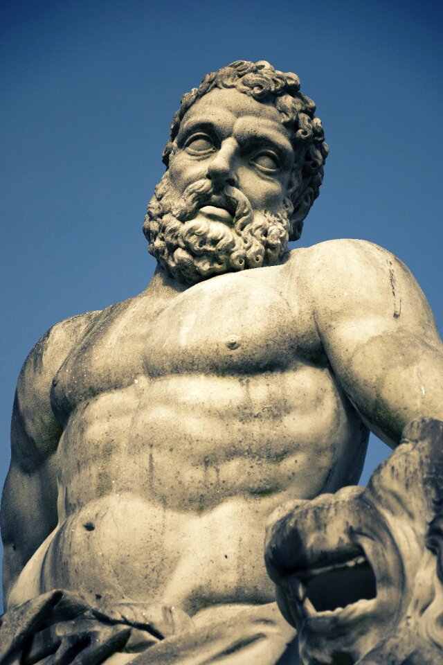 Statue greek ancient god