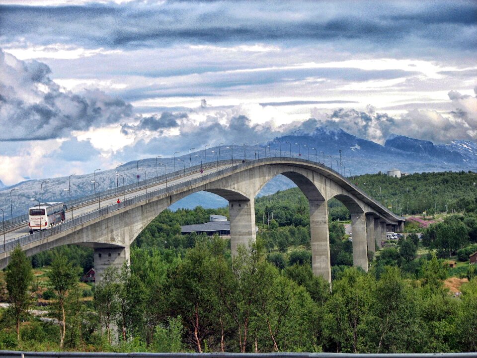 Landscape sky clouds photo