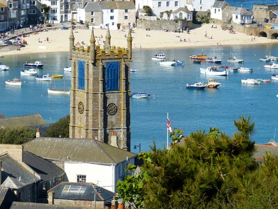 Cornwall coast beach